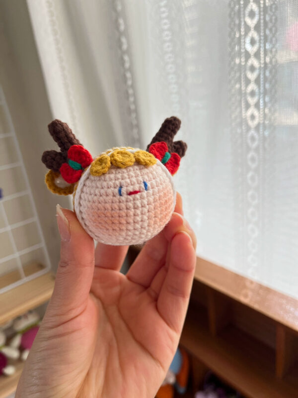 Handmade Crochet Amigurumi Christmas Keychain Ornaments – Festive Wool Plushies for Gifts, Décor & Holiday Cheer - Image 6