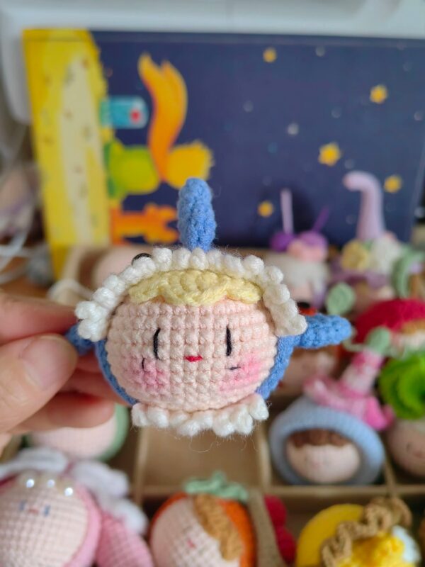 Handmade Crochet Dango Keychain: Cute Knitted Plushie Gift - Image 54