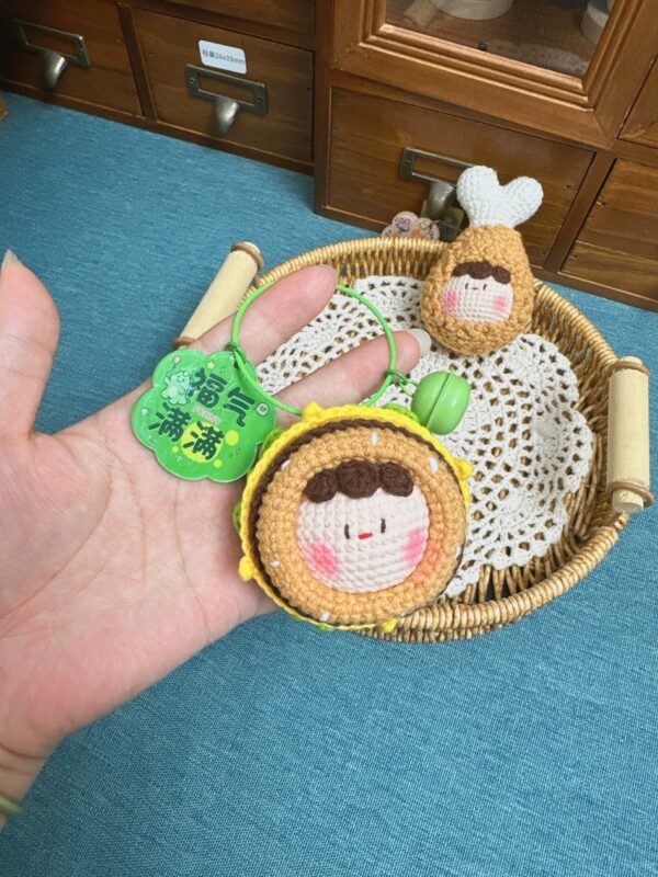 Custom Handmade Yarn Kirby Dumpling Ornaments – Adorable, Personalized Holiday Gifts for Couples & Festive Decor - Image 46