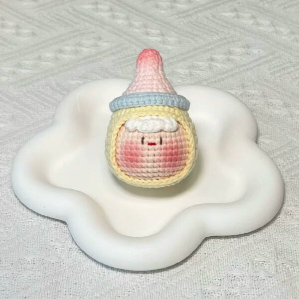 Adorable Handmade Crochet Dumpling Keychains – Perfect DIY Gift for Birthdays, Valentine’s, and Special Occasions - Image 49