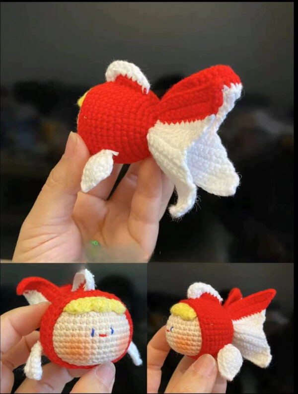 Handmade Crochet Dango Keychain – Adorable New Year Gift for Couples with Unique Designs & Whimsical Charm - Image 9