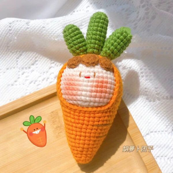 Adorable Handmade Crochet Dumpling Keychains – Perfect DIY Gift for Birthdays, Valentine’s, and Special Occasions - Image 3