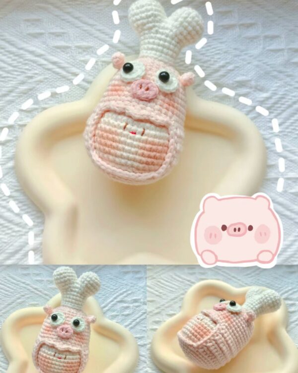 Adorable Handmade Crochet Dumpling Keychains – Perfect DIY Gift for Birthdays, Valentine’s, and Special Occasions - Image 38