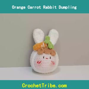 100% Handmade Orange Carrot Rabbit Dumplings – Wholesome, Unique, and Delicious