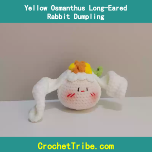 Handmade Yellow Osmanthus Long-Eared Rabbit Dumplings – Artisanal Delights with 100% Natural Craftsmanship